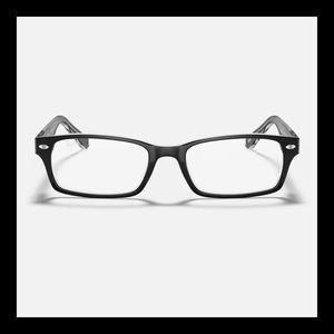 Ray Ban Eyeglass Frames 5206 Black on Transparent